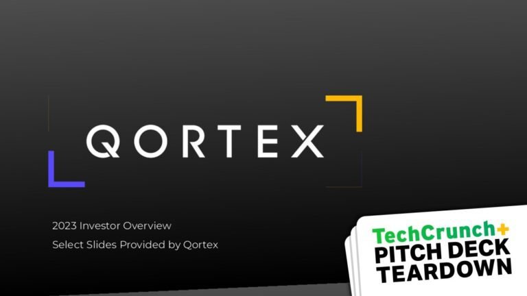 Pitch Deck Teardown: Qortex's $10 Million Seed Deck