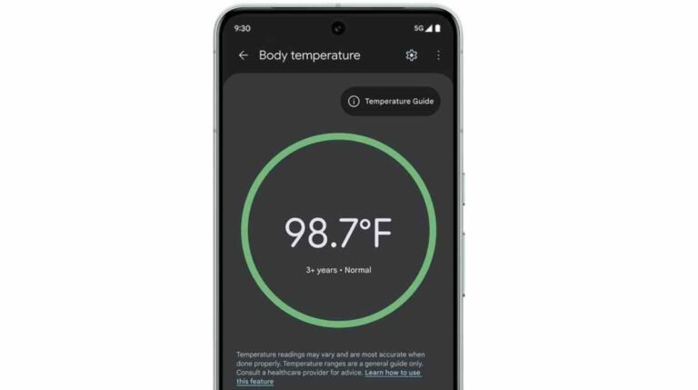 Pixel 8 Pro Users Can Now Use The Thermometer App