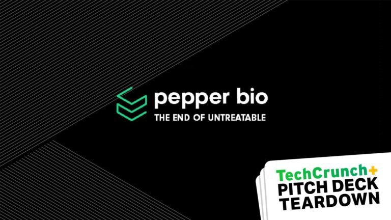 Sample Seed Pitch Deck: Pepper Bio's $6.5m Deck