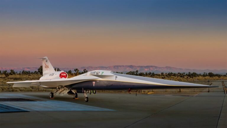 The X 59 'quiet Supersonic' Jet From Nasa And Lockheed Is