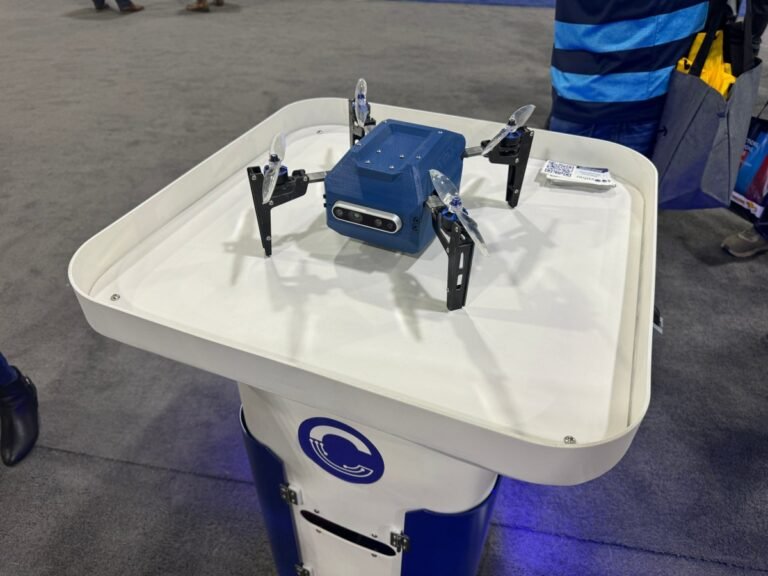Cypher’s inventory drone is launched from an autonomous mobile robot base Cypher's Inventory Drone Is Launched From An Autonomous Mobile Robot