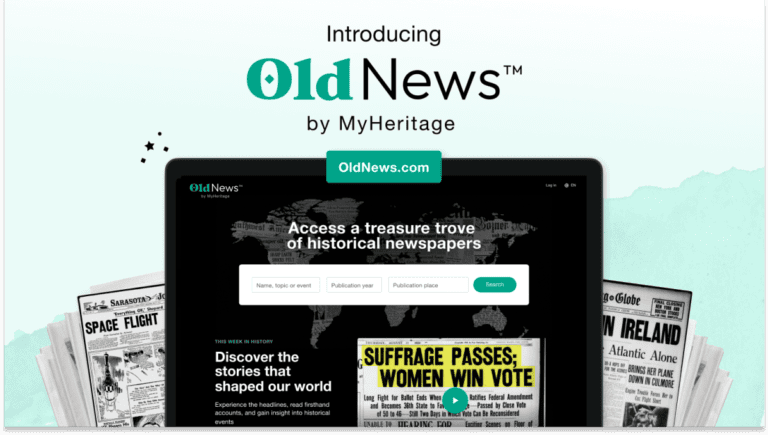 Myheritage Debuts Oldnews.com, Offering Access To Millions Of Pages Of