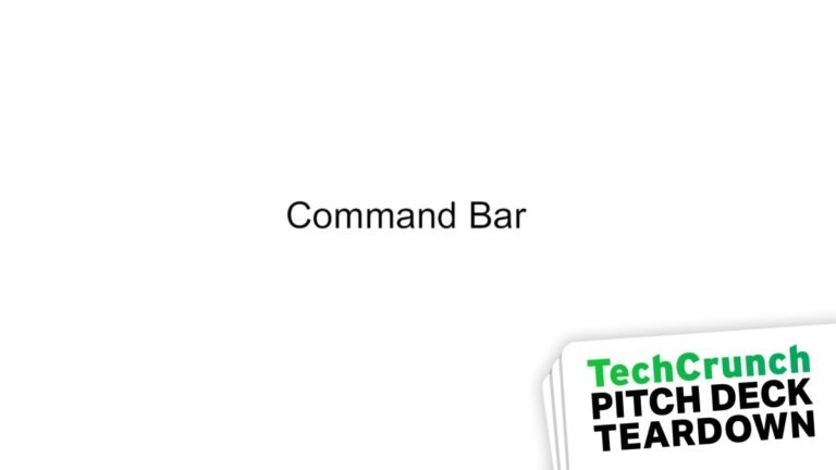 Pitch Deck Teardown: Commandbar's $4.8m