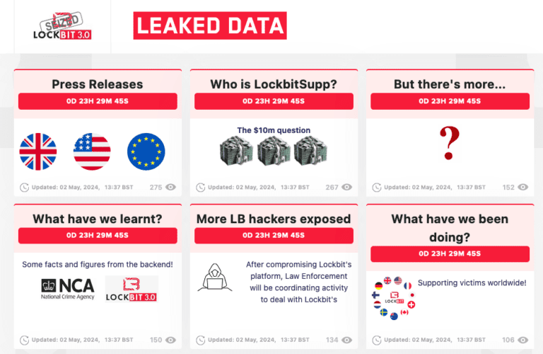 Police Resurrect Lockbit Website And Troll Ransomware Gang