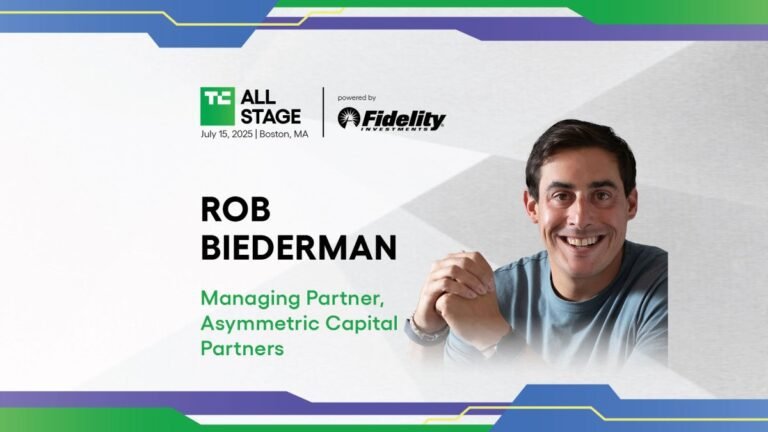At Techcrunch All Stage 2025, Rob Biederman Will Help The