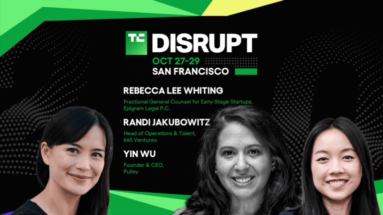 Pulley, 645 Ventures And Epigram Legal Participate On Disrupt 2025