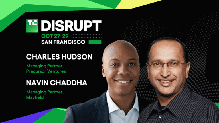 Charles Hudson and Navin Chaddha participate in the builders stage in Disrupt 2025 Charles Hudson And Navin Chaddha Participate In The Builders Stage