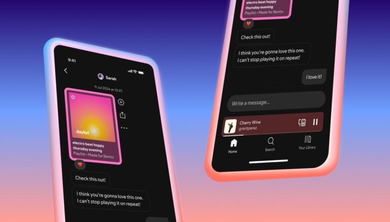 Spotify Launches A Messaging Feature In An Attempt To Become