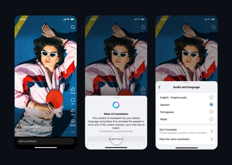 Meta Adds Hindi And Portuguese Support For The Ai ​​translation