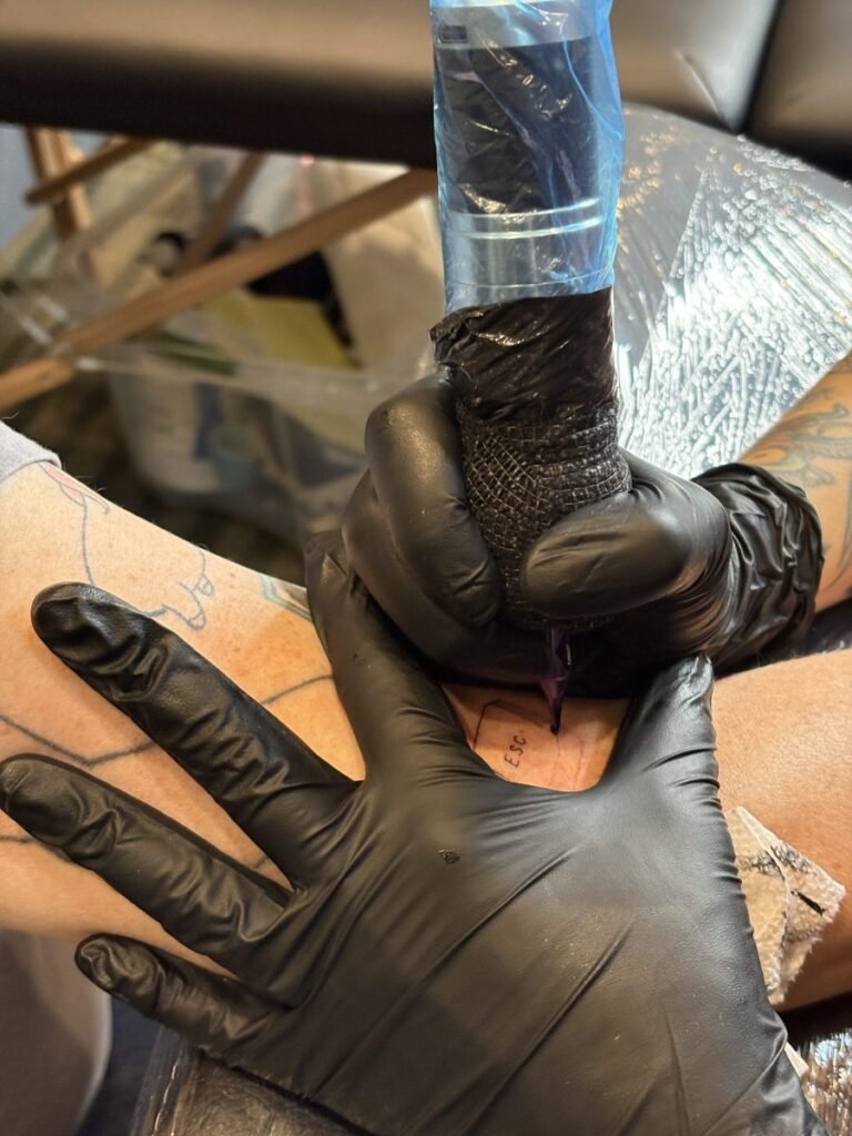 Tattd gave four TechCrunch writers Startup Battlefield tattoos Tattd Gave Four Techcrunch Writers Startup Battlefield Tattoos