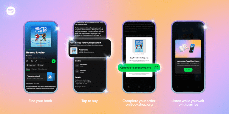 Spotify Is Launching The Ability To Buy Physical Books In