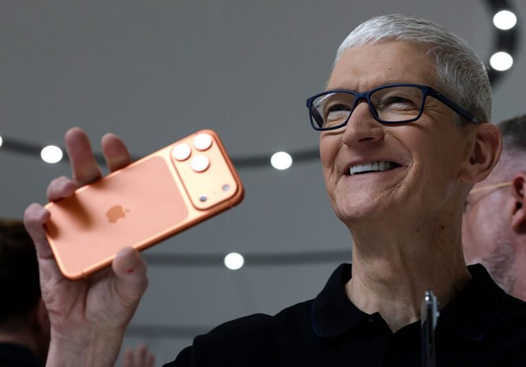 As Tim Cook Departs, Apple Hits Record Sales — But