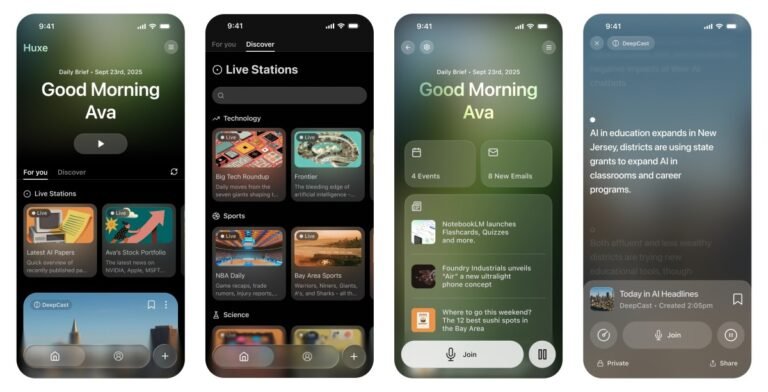 Audio Production App Huxe, Founded By Former Notebooklm Developers, Is