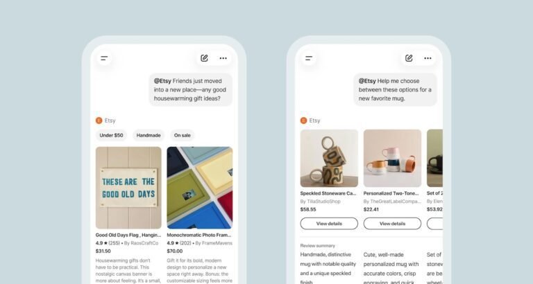 Etsy Launches Its Chatgpt App As It Continues Its Ai
