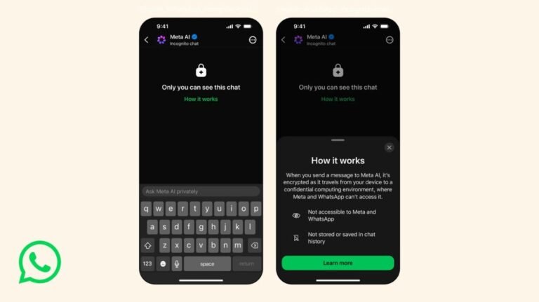 WhatsApp adds an incognito feature to Meta AI chats Whatsapp Adds An Incognito Feature To Meta Ai Chats