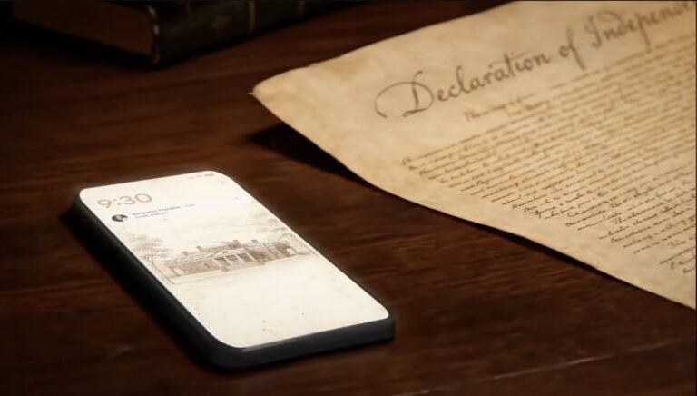 New Google ad imagines a Declaration of Independence written with the help of artificial intelligence New Google Ad Imagines A Declaration Of Independence Written With